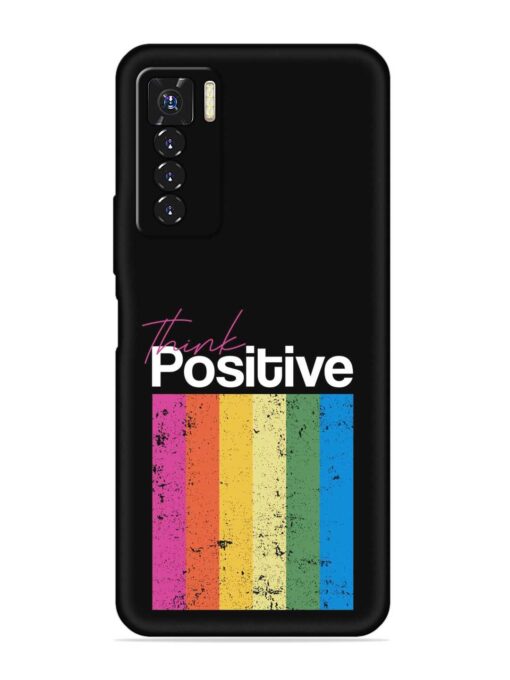 Think Positive Typography Embossed Soft Silicone Case for Tecno Camon 17 Pro Zapvi