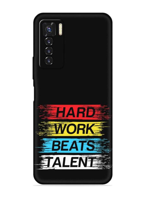 Hard Work Beats Embossed Soft Silicone Case for Tecno Camon 17 Pro