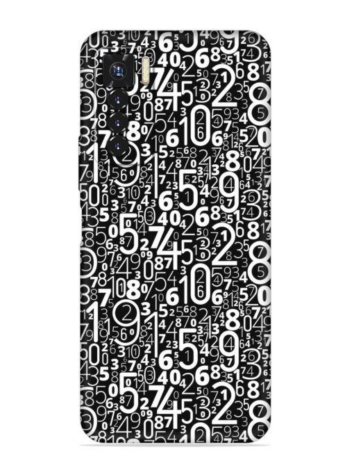 Many Numbers Different Embossed Soft Silicone Case for Tecno Camon 17 Pro Zapvi