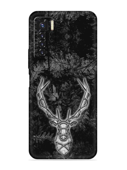 Ancient Deer Embossed Soft Silicone Case for Tecno Camon 17 Pro Zapvi