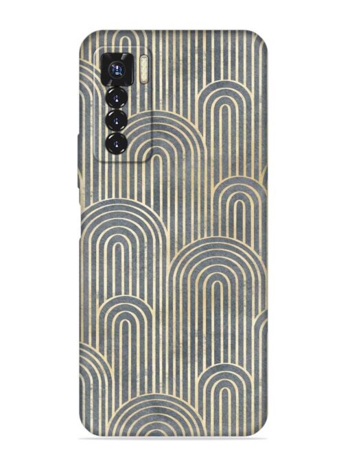 Art Deco Style Embossed Soft Silicone Case for Tecno Camon 17 Pro