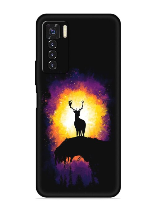 Elk Animal Art Embossed Soft Silicone Case for Tecno Camon 17 Pro Zapvi