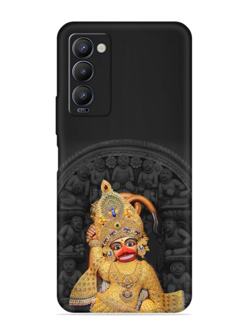 Indian Gold Hanuman Embossed Soft Silicone Case for Tecno Camon 18