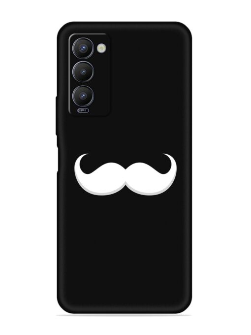 Mustache Vector Embossed Soft Silicone Case for Tecno Camon 18