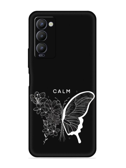 Calm Embossed Soft Silicone Case for Tecno Camon 18