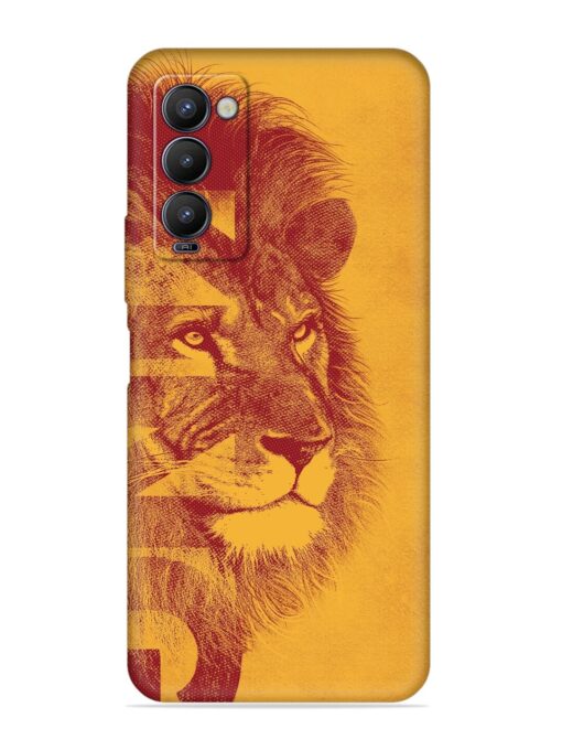 Gold Lion Crown Art Embossed Soft Silicone Case for Tecno Camon 18 Zapvi