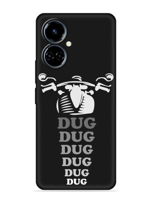 Dug Dug Dug Embossed Soft Silicone Case for Tecno Camon 19 Zapvi