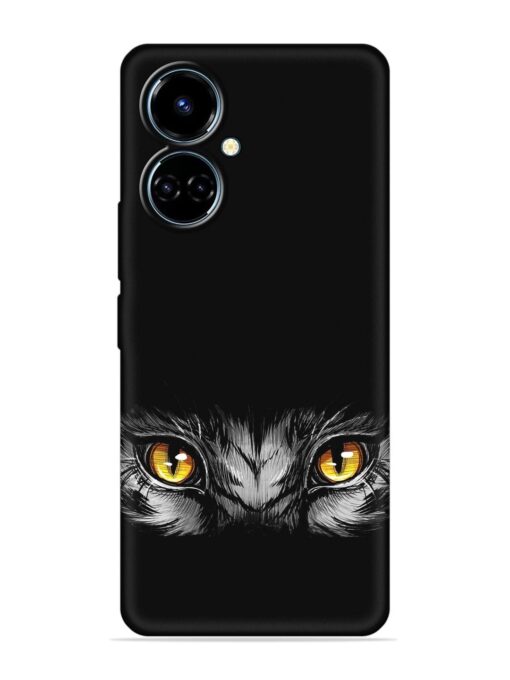 Scary Eye Embossed Soft Silicone Case for Tecno Camon 19 Zapvi