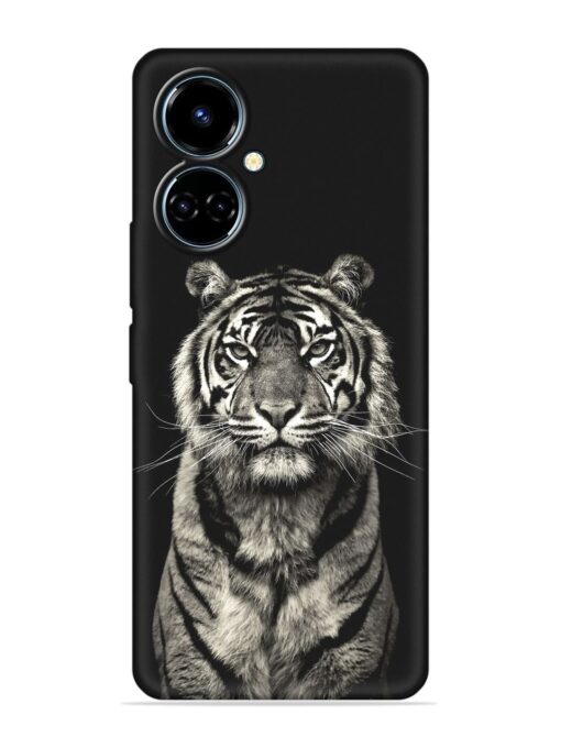 Tiger Art Embossed Soft Silicone Case for Tecno Camon 19