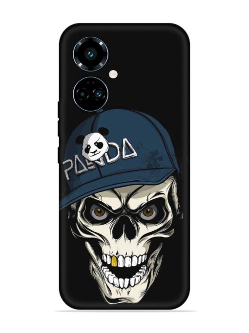 Panda Skull Embossed Soft Silicone Case for Tecno Camon 19 Pro (5G) Zapvi