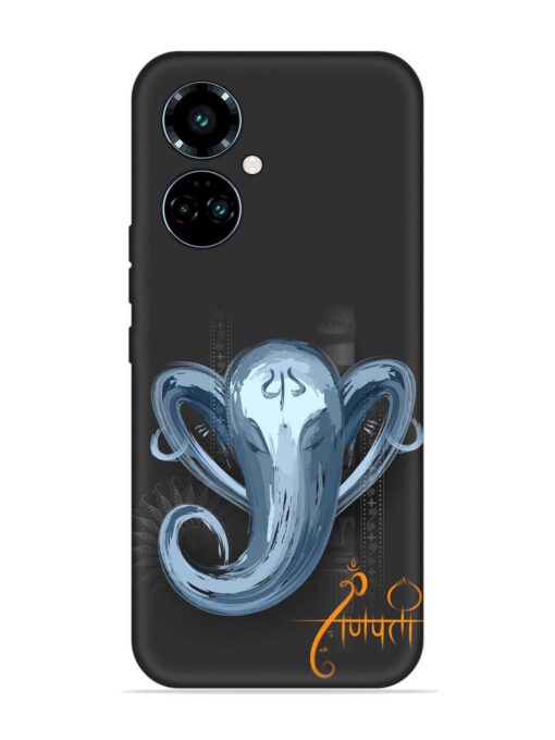 Illustration Lord Ganpati Embossed Soft Silicone Case for Tecno Camon 19 Pro (5G) Zapvi