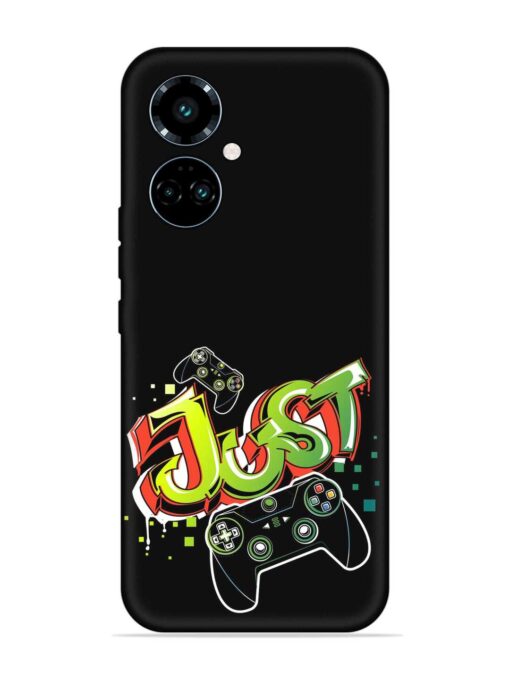 Graffiti Gamepad Illustration Embossed Soft Silicone Case for Tecno Camon 19 Pro (5G) Zapvi