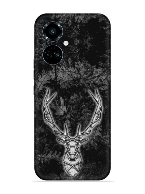 Ancient Deer Embossed Soft Silicone Case for Tecno Camon 19 Pro (5G) Zapvi