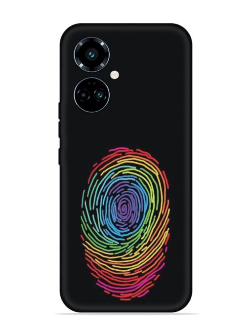 Fingerprint Of Thumb Art Embossed Soft Silicone Case for Tecno Camon 19 Pro (5G) Zapvi