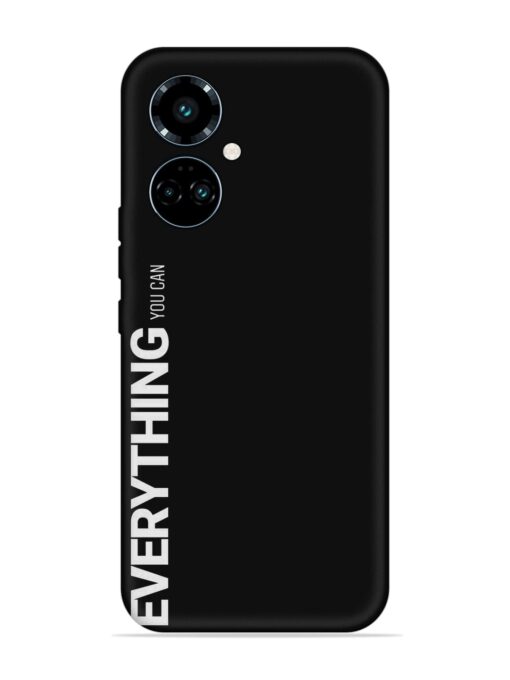 Everything You Can Embossed Soft Silicone Case for Tecno Camon 19 Pro (5G) Zapvi