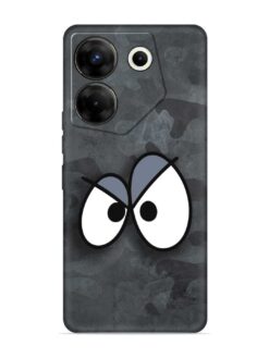 Big Eyes Night Mode Embossed Soft Silicone Case for Tecno Camon 20 Pro (5G)