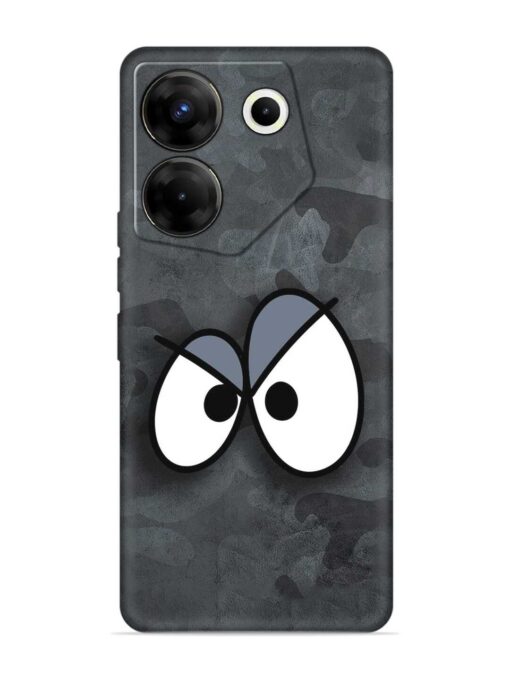 Big Eyes Night Mode Embossed Soft Silicone Case for Tecno Camon 20 Pro (5G) Zapvi