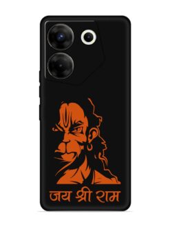 Angry Hanuman Embossed Soft Silicone Case for Tecno Camon 20 Pro (5G)