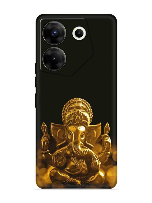 Lord Ganesha Indian Festival Embossed Soft Silicone Case for Tecno Camon 20 Pro (5G) Zapvi