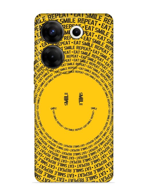 Smiley Embossed Soft Silicone Case for Tecno Camon 20 Pro (5G)