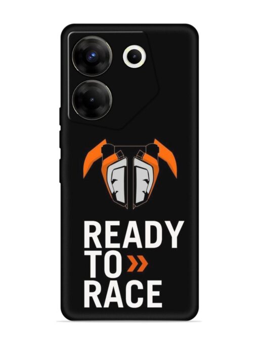 Ready To Race Embossed Soft Silicone Case for Tecno Camon 20 Pro (5G)