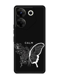 Calm Embossed Soft Silicone Case for Tecno Camon 20 Pro (5G)