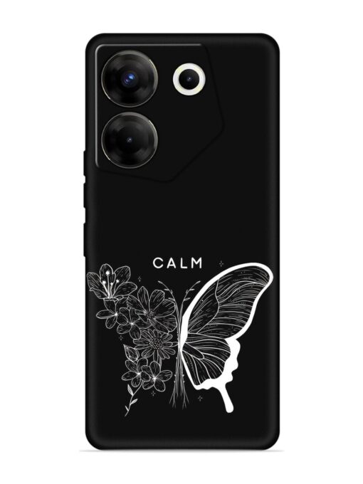 Calm Embossed Soft Silicone Case for Tecno Camon 20 Pro (5G) Zapvi