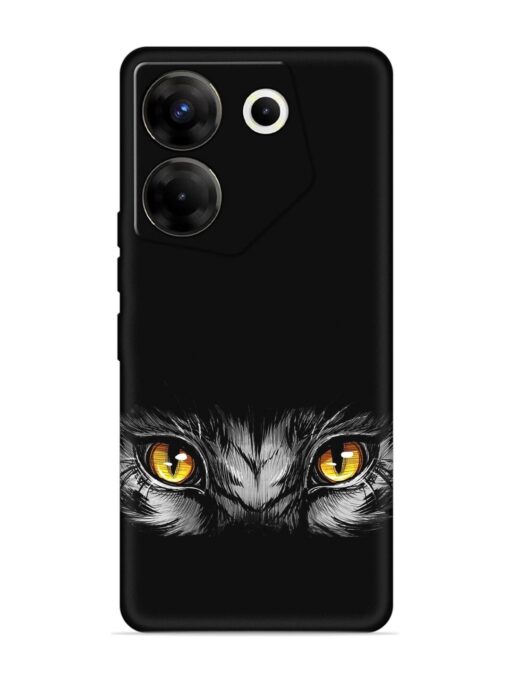 Scary Eye Embossed Soft Silicone Case for Tecno Camon 20 Pro (5G)