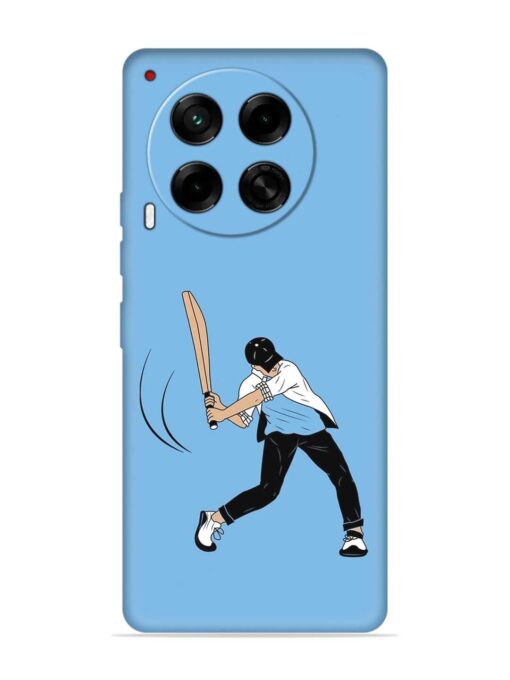 Cricket Gully Boy Embossed Soft Silicone Case for Tecno Camon 30 (5G)