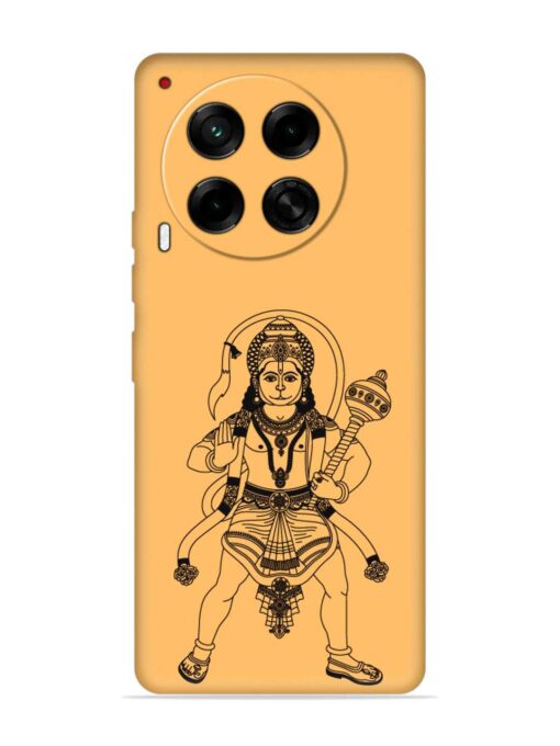 Indian God Hanuman Embossed Soft Silicone Case for Tecno Camon 30 (5G) Zapvi