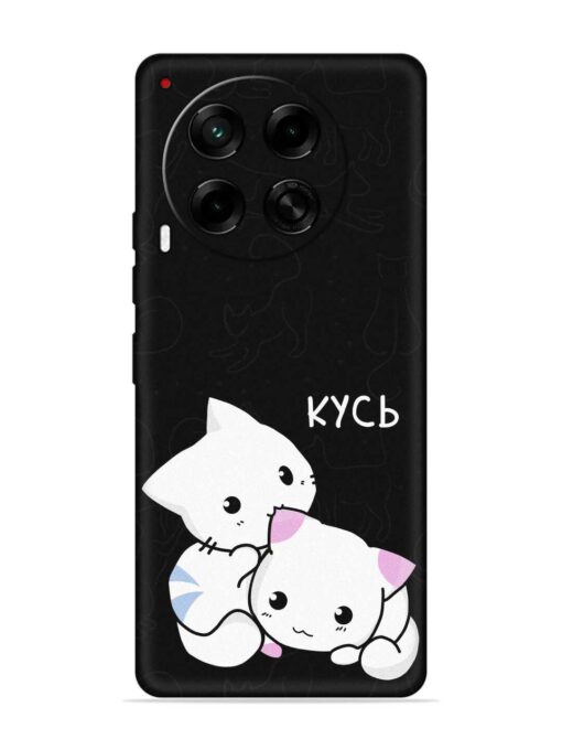 Kycb Cat Embossed Soft Silicone Case for Tecno Camon 30 (5G)