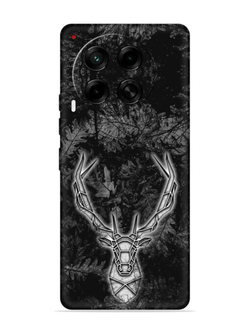 Ancient Deer Embossed Soft Silicone Case for Tecno Camon 30 (5G) Zapvi