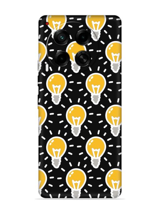 Light Bulb Seamless Embossed Soft Silicone Case for Tecno Camon 30 (5G)