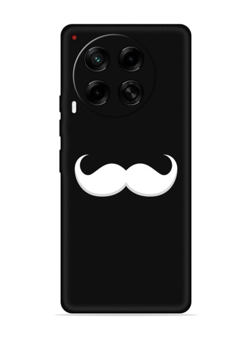 Mustache Vector Embossed Soft Silicone Case for Tecno Camon 30 (5G) Zapvi