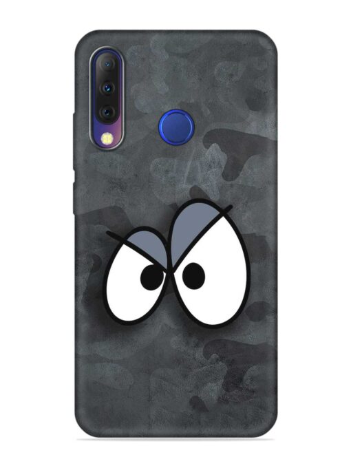 Big Eyes Night Mode Embossed Soft Silicone Case for Tecno Camon I4 Zapvi