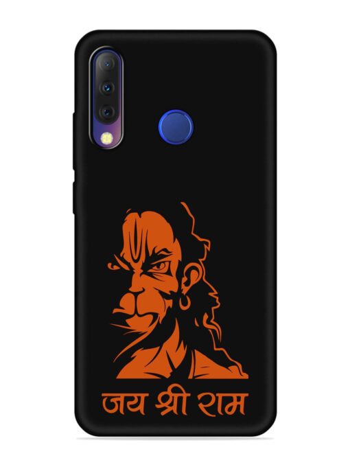 Angry Hanuman Embossed Soft Silicone Case for Tecno Camon I4 Zapvi