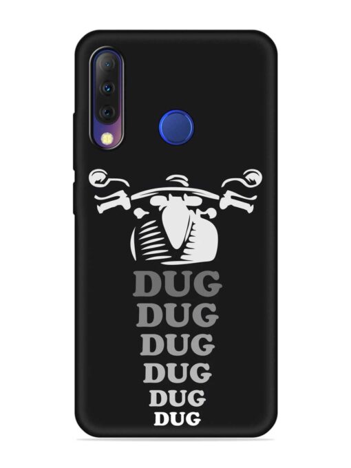 Dug Dug Dug Embossed Soft Silicone Case for Tecno Camon I4 Zapvi