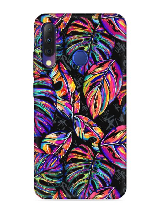 Tropical Seamless Vector Embossed Soft Silicone Case for Tecno Camon I4 Zapvi