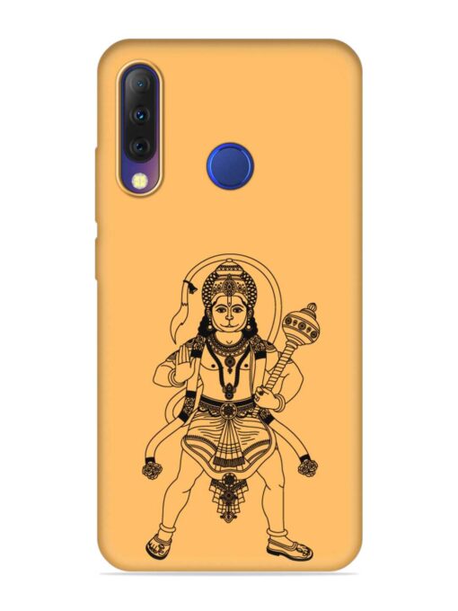 Indian God Hanuman Embossed Soft Silicone Case for Tecno Camon I4 Zapvi