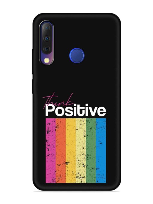 Think Positive Typography Embossed Soft Silicone Case for Tecno Camon I4