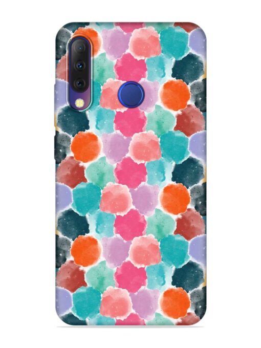 Colorful Seamless Pattern Embossed Soft Silicone Case for Tecno Camon I4 Zapvi