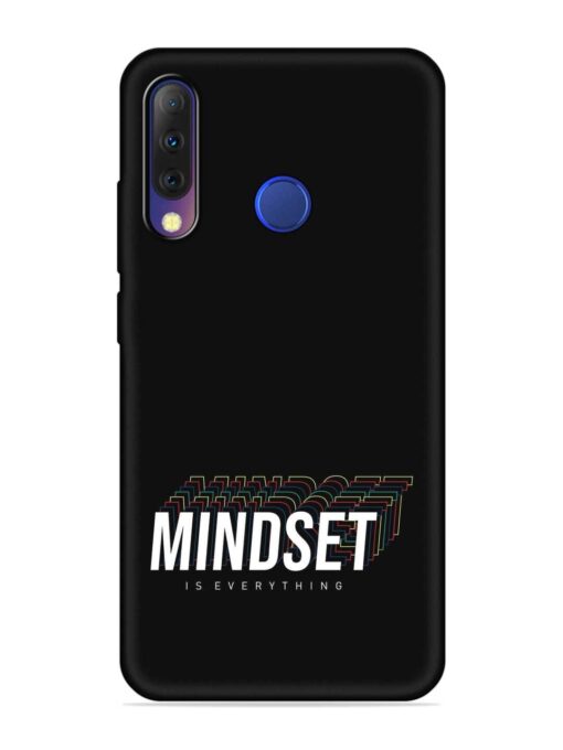 Mindset Everything Slogan Embossed Soft Silicone Case for Tecno Camon I4 Zapvi