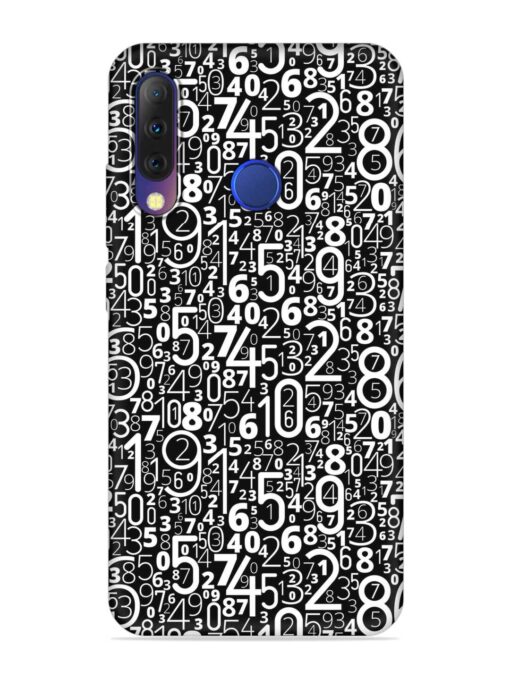 Many Numbers Different Embossed Soft Silicone Case for Tecno Camon I4 Zapvi