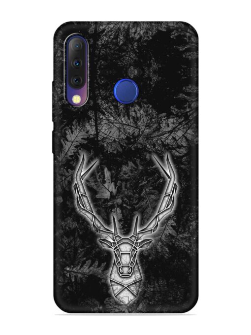 Ancient Deer Embossed Soft Silicone Case for Tecno Camon I4 Zapvi