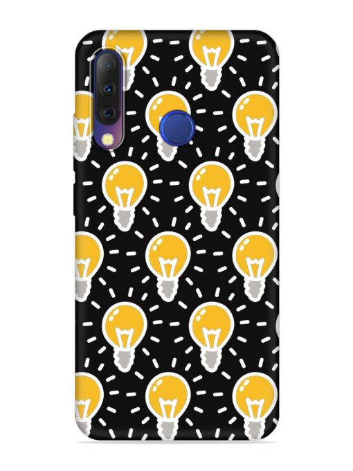 Light Bulb Seamless Embossed Soft Silicone Case for Tecno Camon I4 Zapvi