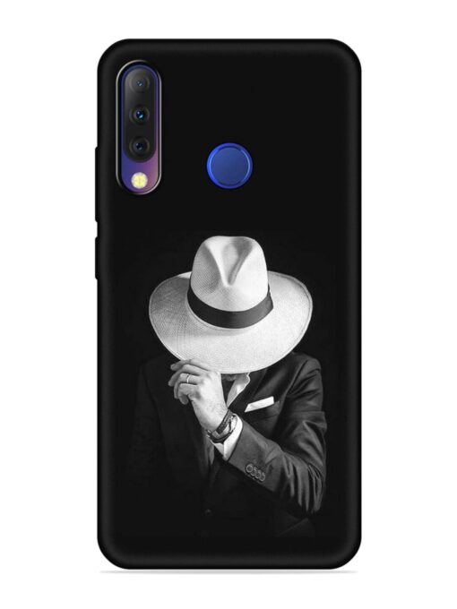 Men Under Hat Embossed Soft Silicone Case for Tecno Camon I4 Zapvi