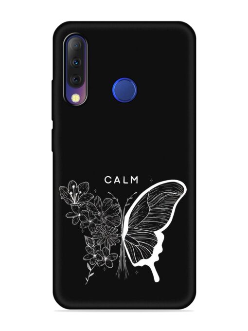 Calm Embossed Soft Silicone Case for Tecno Camon I4 Zapvi