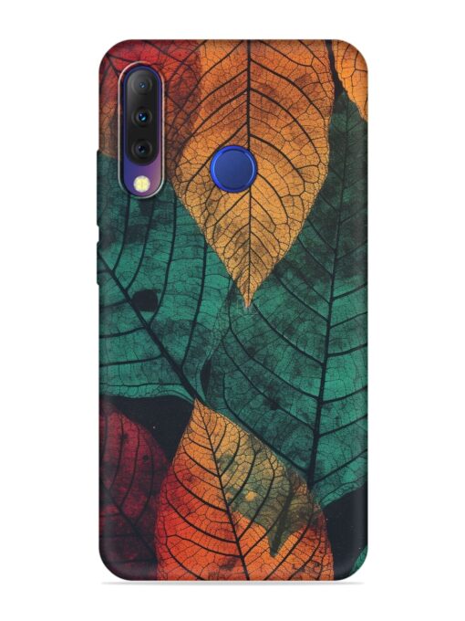 Leaves Artwork Embossed Soft Silicone Case for Tecno Camon I4 Zapvi