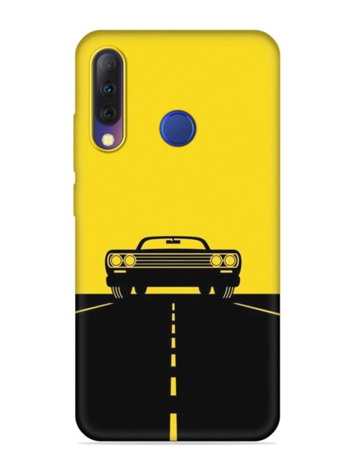 Classic Car Embossed Soft Silicone Case for Tecno Camon I4 Zapvi