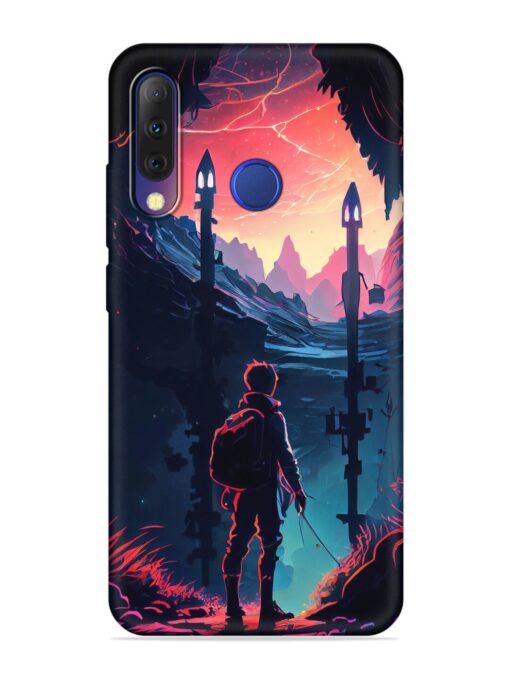 Cgs Artwork Embossed Soft Silicone Case for Tecno Camon I4